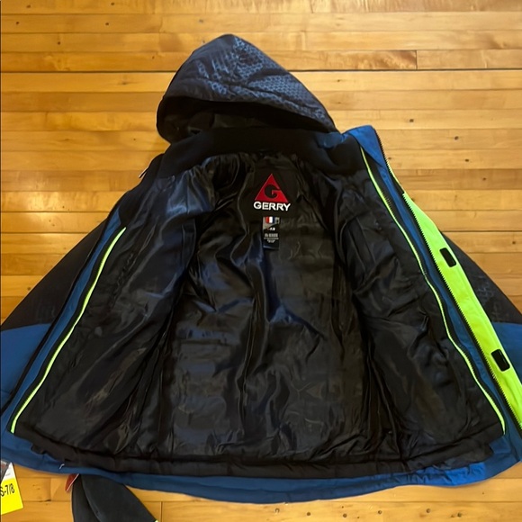 Gerry Blue and Black Hooded Jacket - Picture 2 of 6